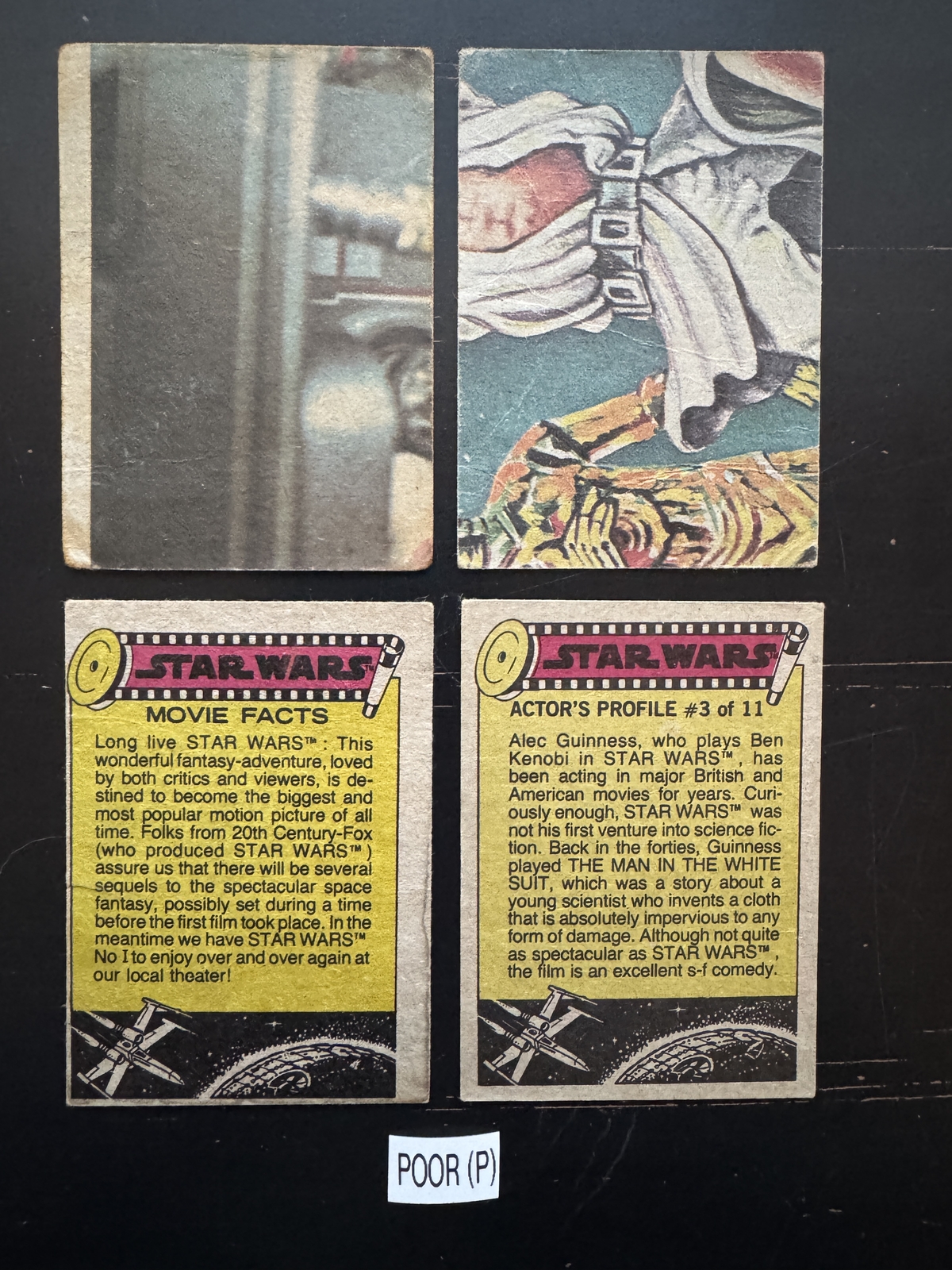 1977 Topps Star Wars Cards 133-264 (P-NM) – You Pick – Complete Your Set