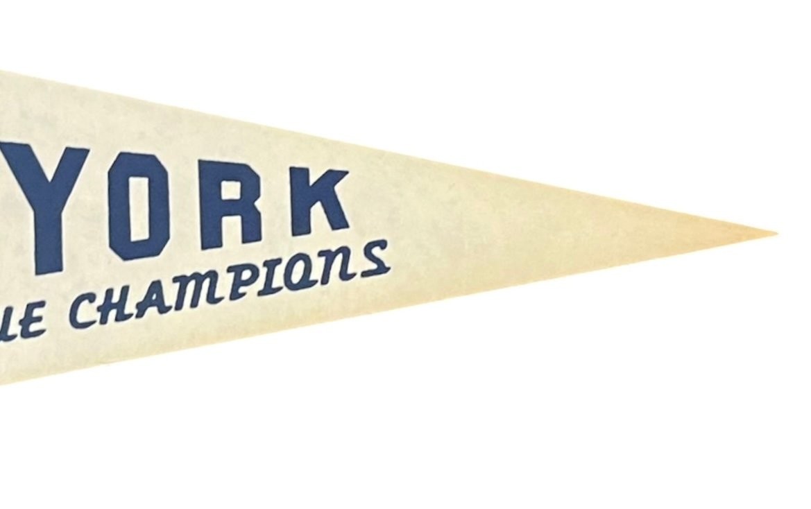 Vintage 1978 New York Yankees World Series Champions Baseball Roster Pennant 29″