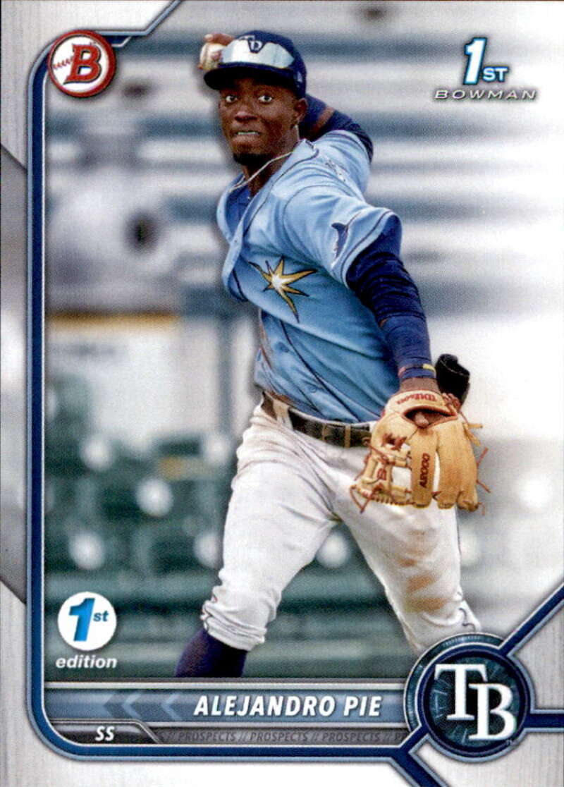 2022 Bowman 1st Edition #BPPF-99 Alejandro Pie Tampa Bay Rays