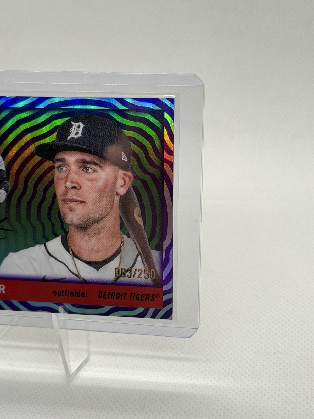 2025 Topps Chrome Platinum Kerry Carpenter #69 – Purple Vibrations /250