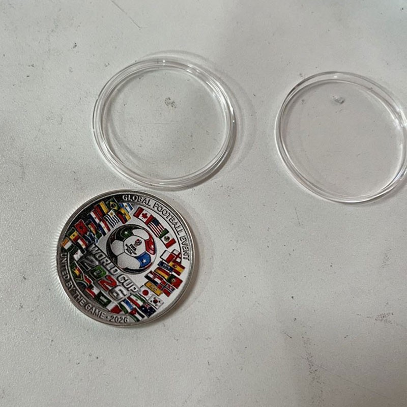 1PC 2026 FIFA World Cup USA Canada Mexico Commemorative Coin Collectible Medal