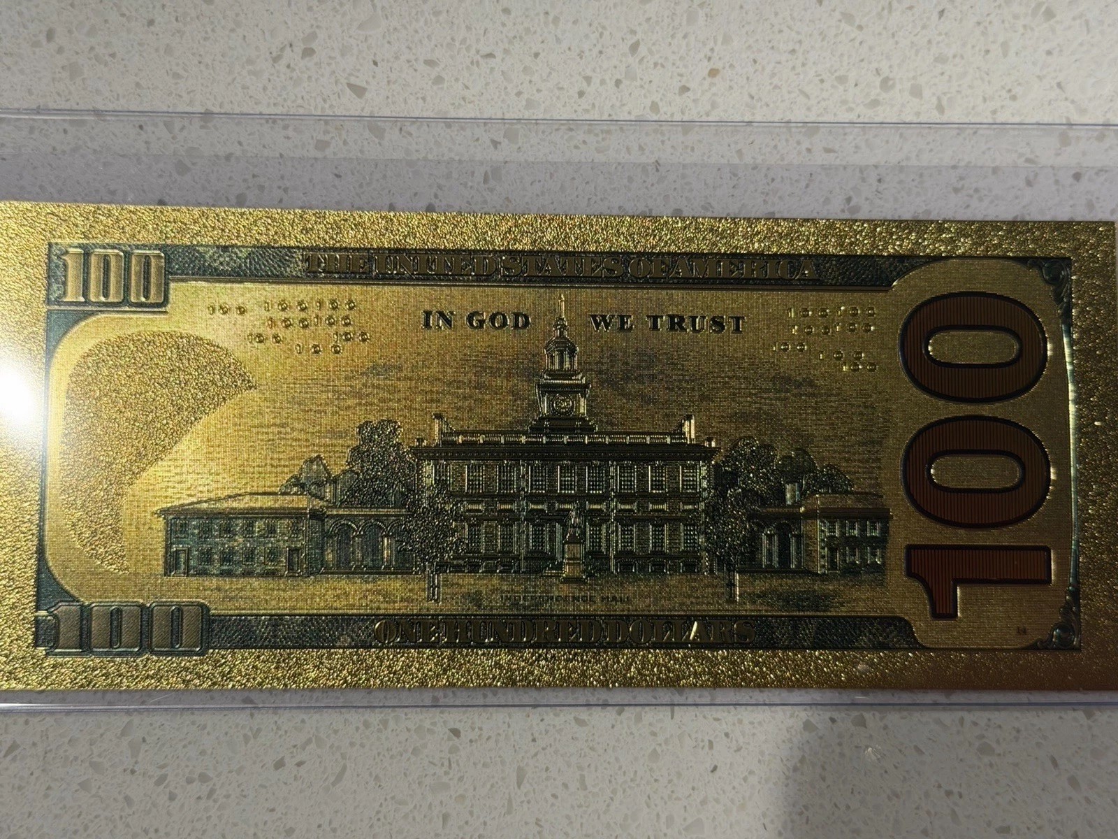 Extremely Rare 24K Gold Foil Banknote (Kobe/Jordan/James. (Stamped 24K).
