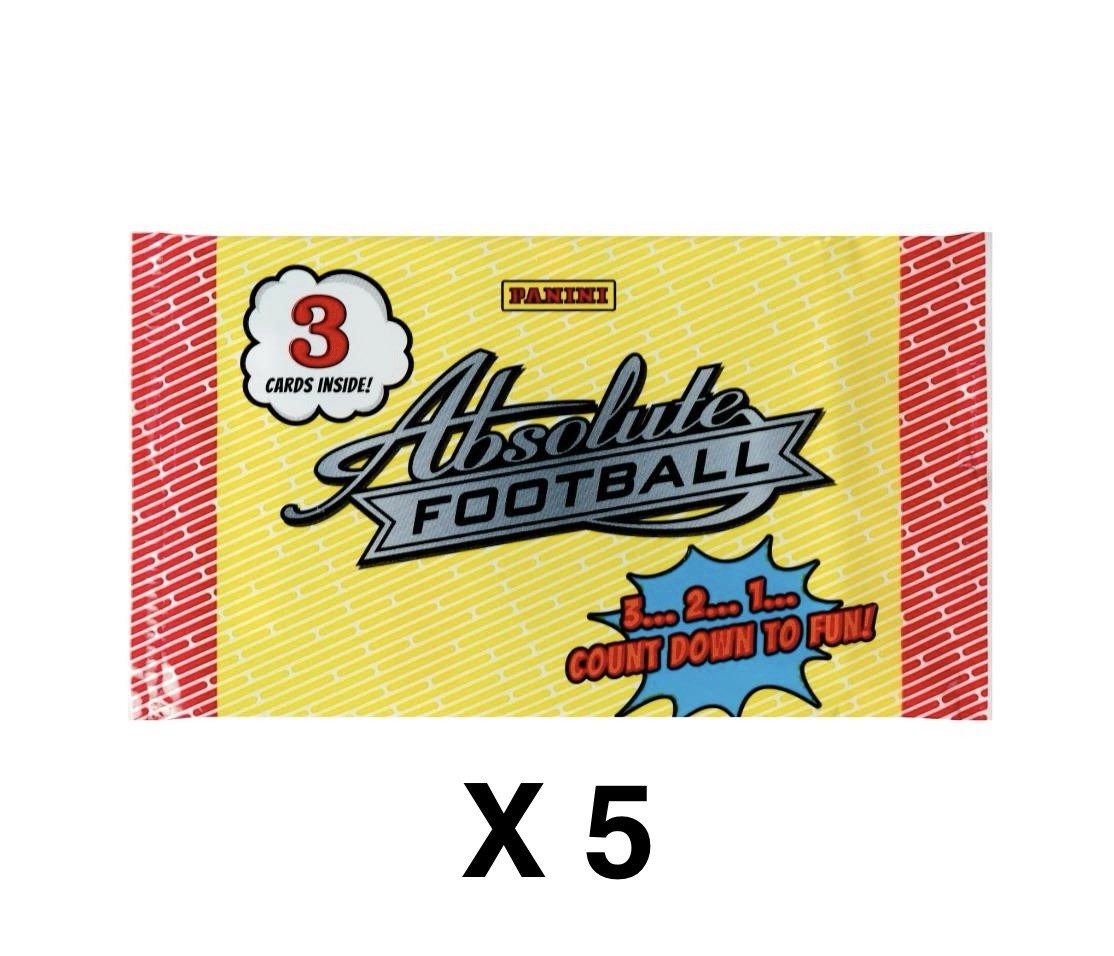 2024 Panini Absolute Football KABOOM! Promo Packs Factory Sealed NFL Calendar 5x