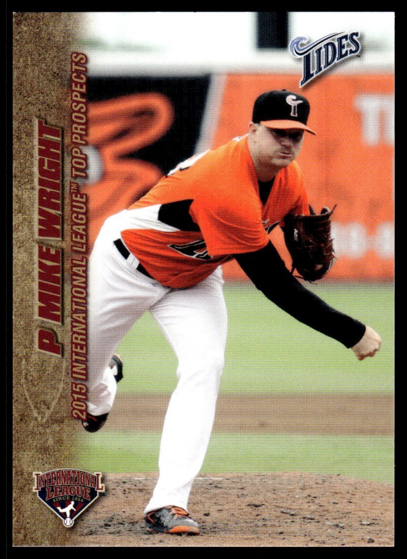 2015 Mike Wright Choice Minor League Rookie Card AAA Top Prospects
