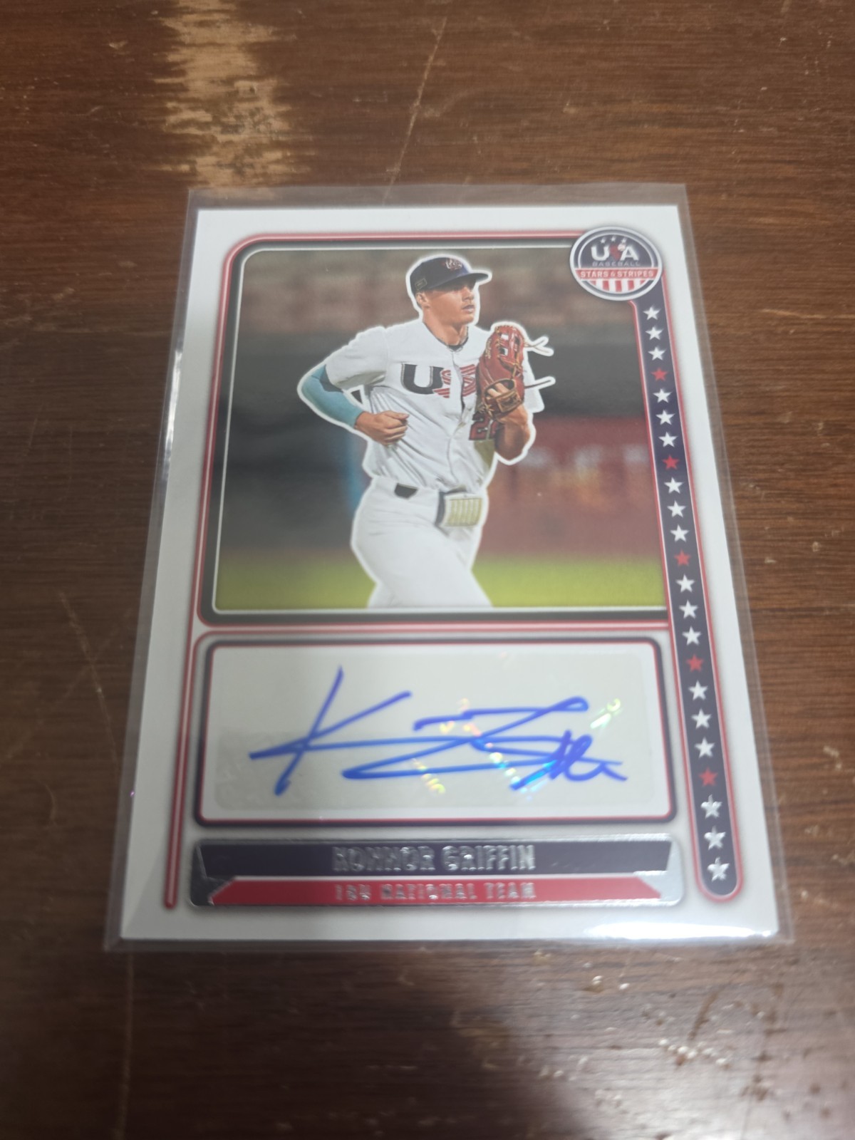 2024 Panini Stars and Stripes 18U National Team Signatures Konnor Griffin Auto