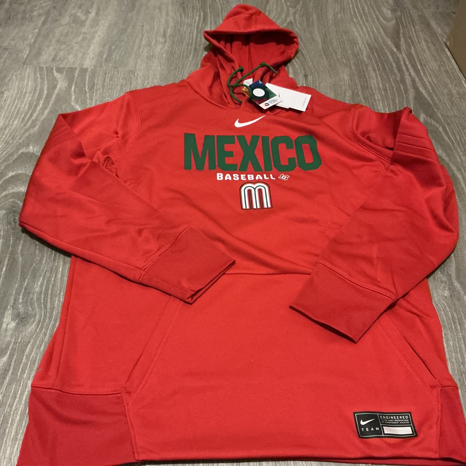 Nike Mexico World Baseball Classic WBC Hoodie Men’s Size: Large Therma-Fit