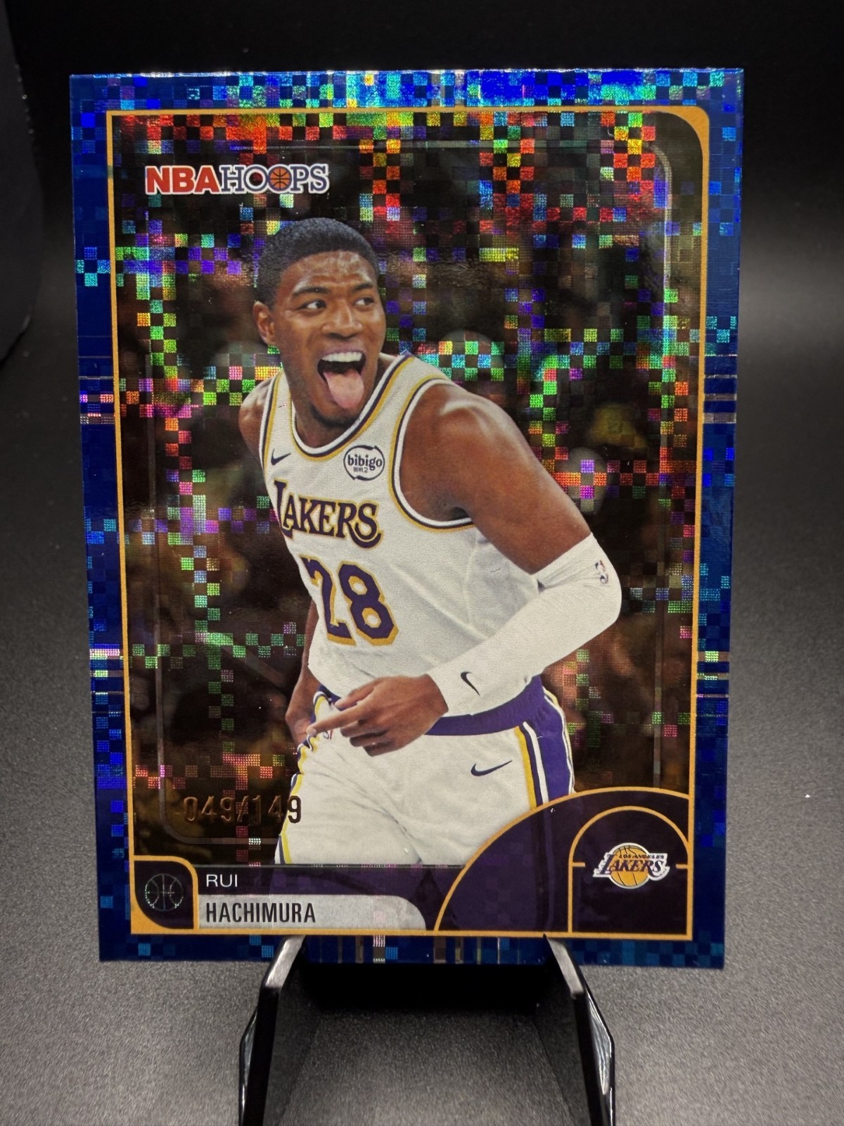 Rui Hachimura 2025-26 NBA Hoops Blue Checkerboard /149 #1 Lakers Basketball