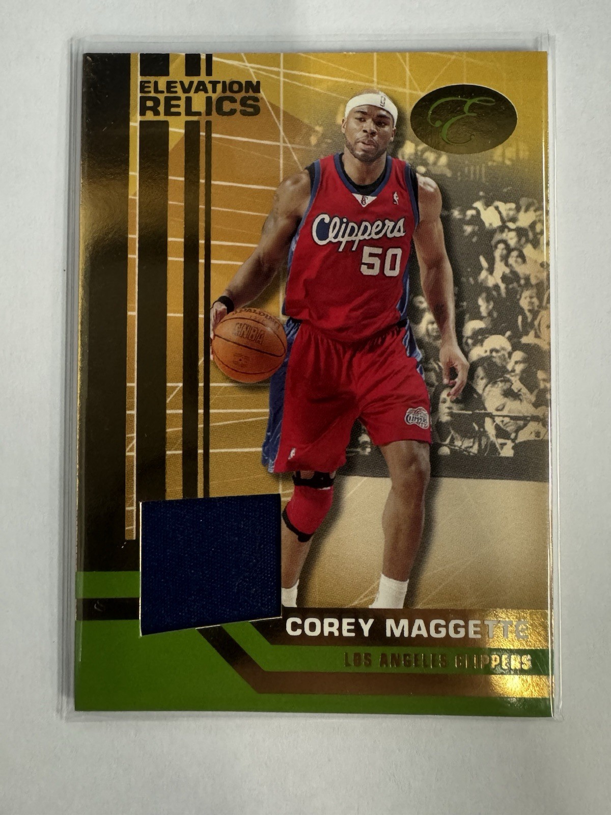 2007-08 Bowman Elevation Gold Relics Corey Maggette #5/5 Jersey