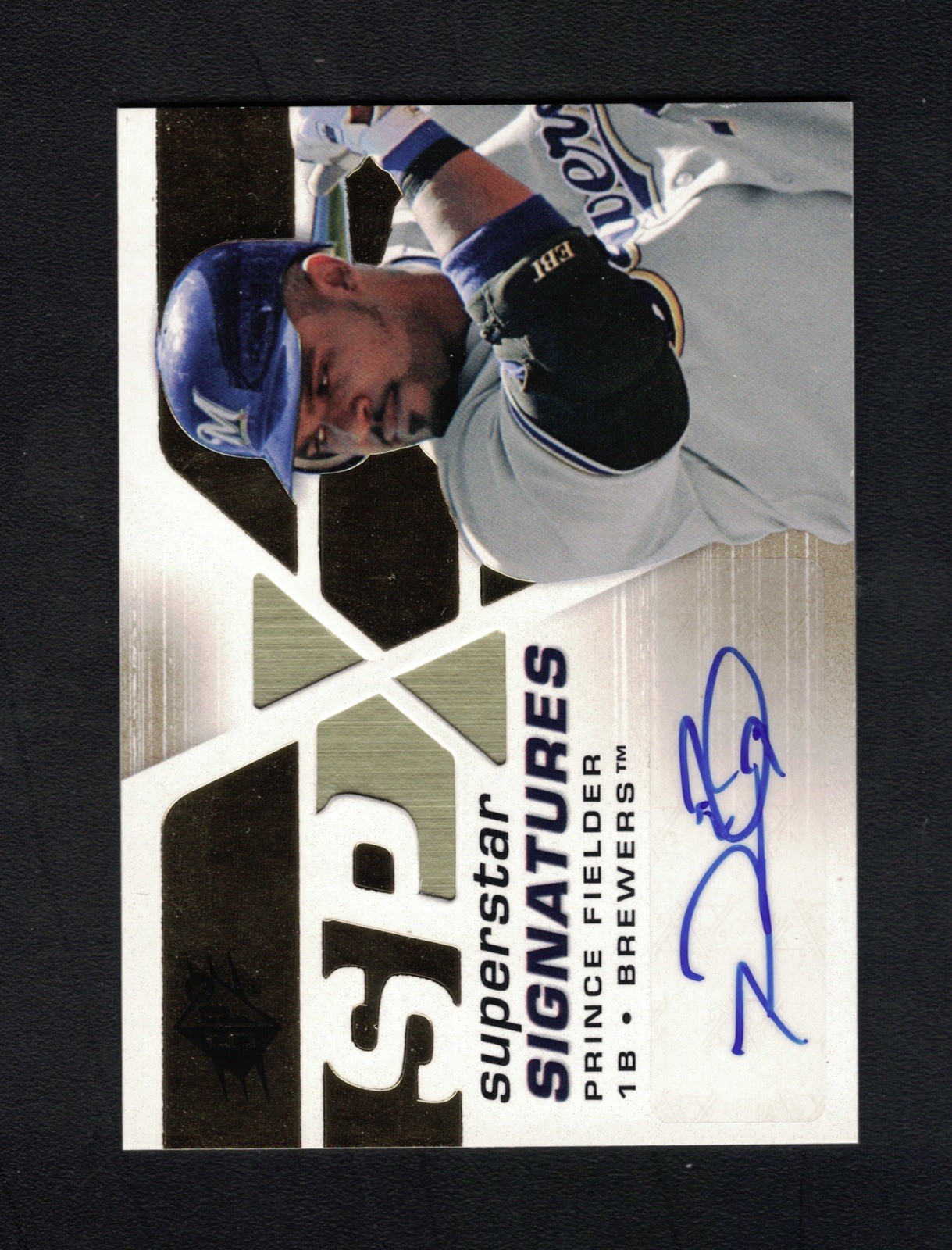 2008 SPx – Superstar Signatures Prince Fielder #SSS-PF (AU)