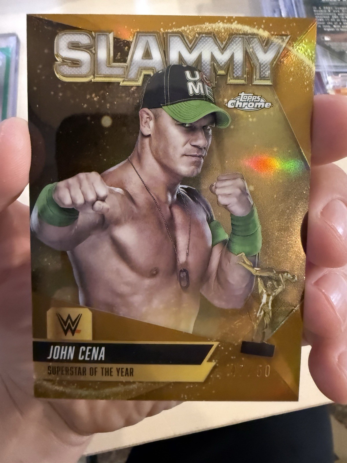 2025 Topps Chrome WWE – Slammy John Cena #SMY-JCN1