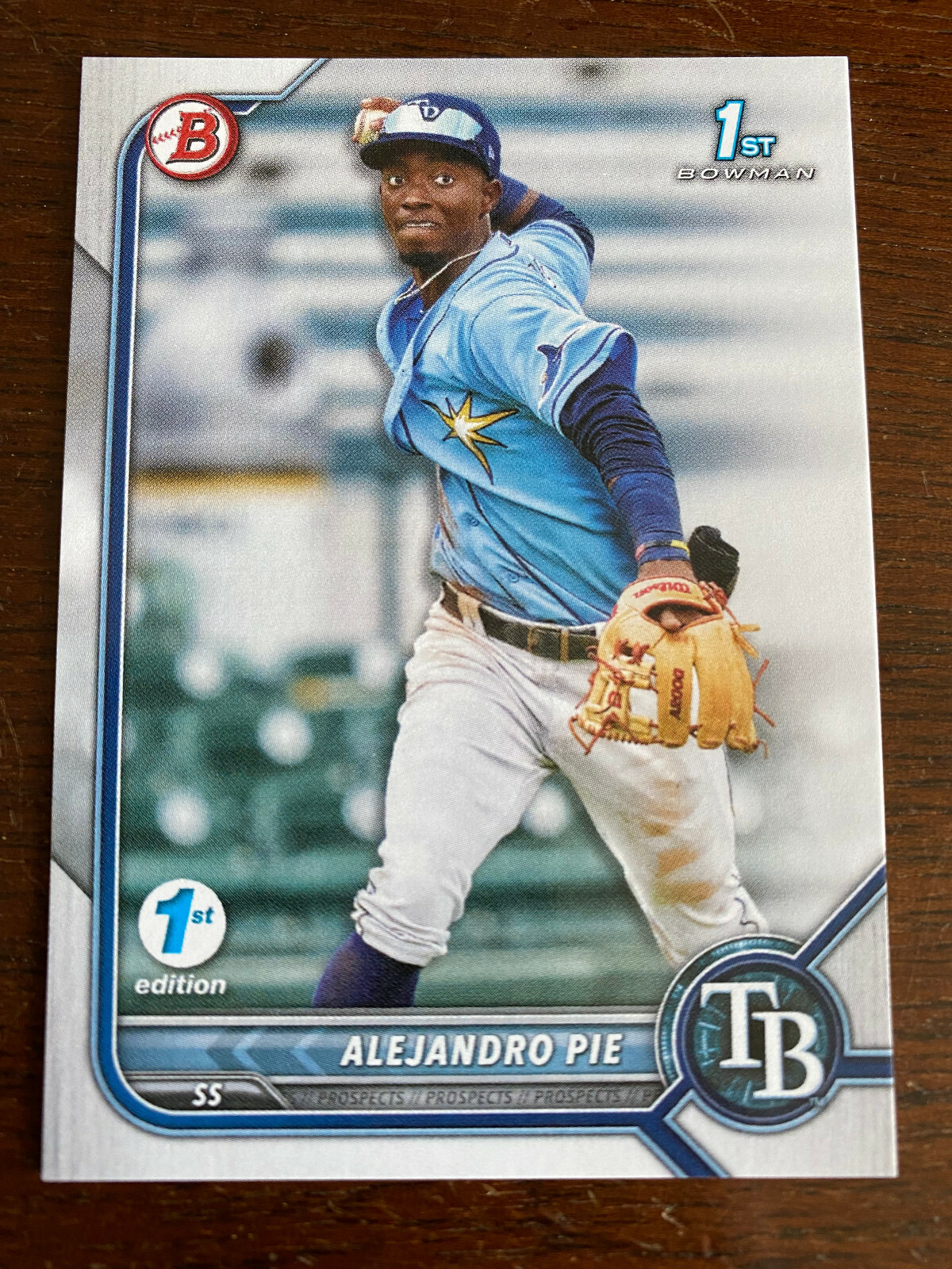 2022 Bowman 1st Edition Base Alejandro Pie Tampa Bay Rays #BPPF-99