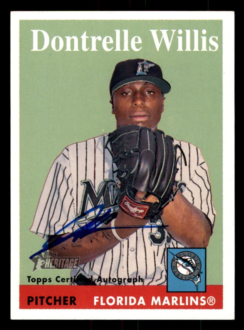 2007 Topps Heritage – Dontrelle Willis #ROA-DWW Auto