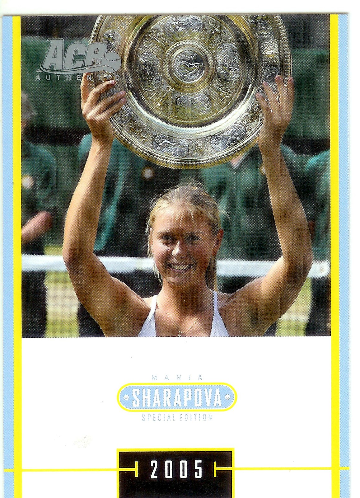 2005 ACE JAPAN HOLIDAY MARIA SHARAPOVA RC #MS-22 ROOKIE SPECIAL EDITION