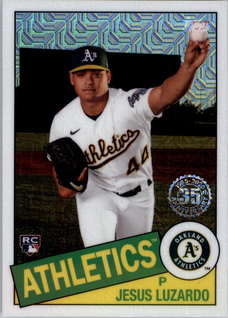 2020 Topps Update ’85 Topps Silver Pack Chrome #CPC16 Jesus Luzardo – BB