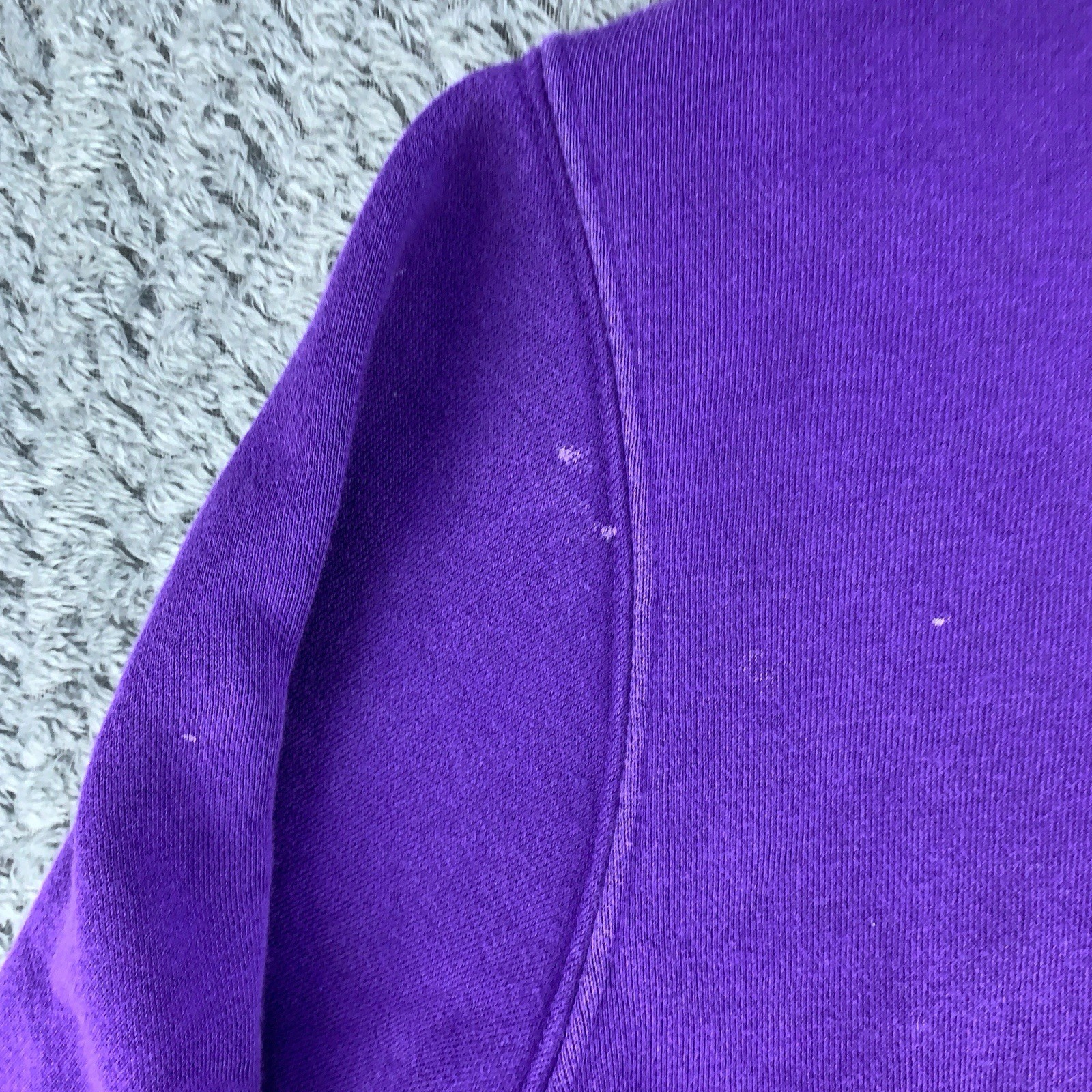 Nike LSU Tigers Hoodie Sweatshirt Size Small Purple Pullover Swoosh CT1778-547
