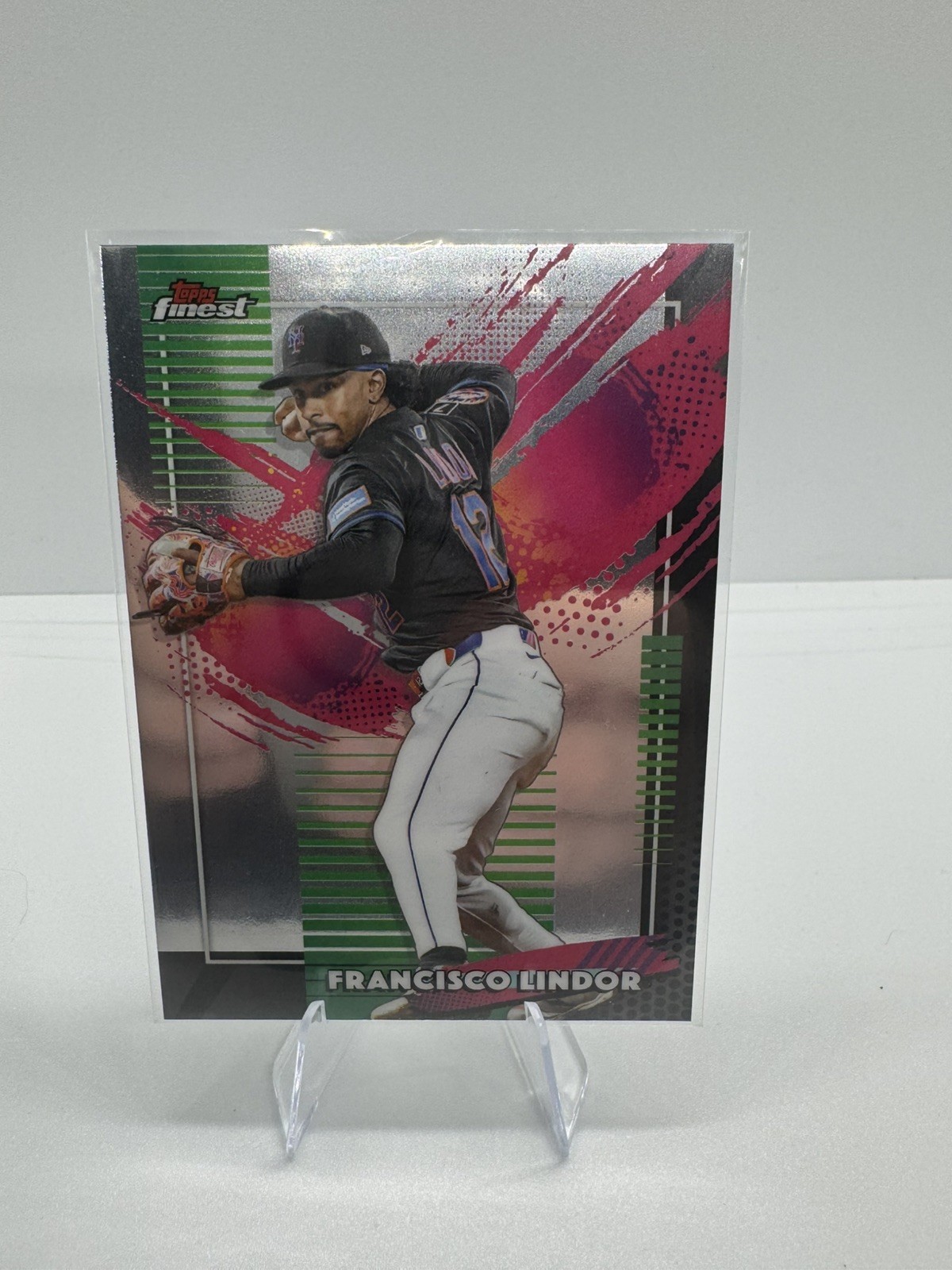 Topps 2026 Topps Finest Francisco Lindor New York Mets RARE #68 MLB Card