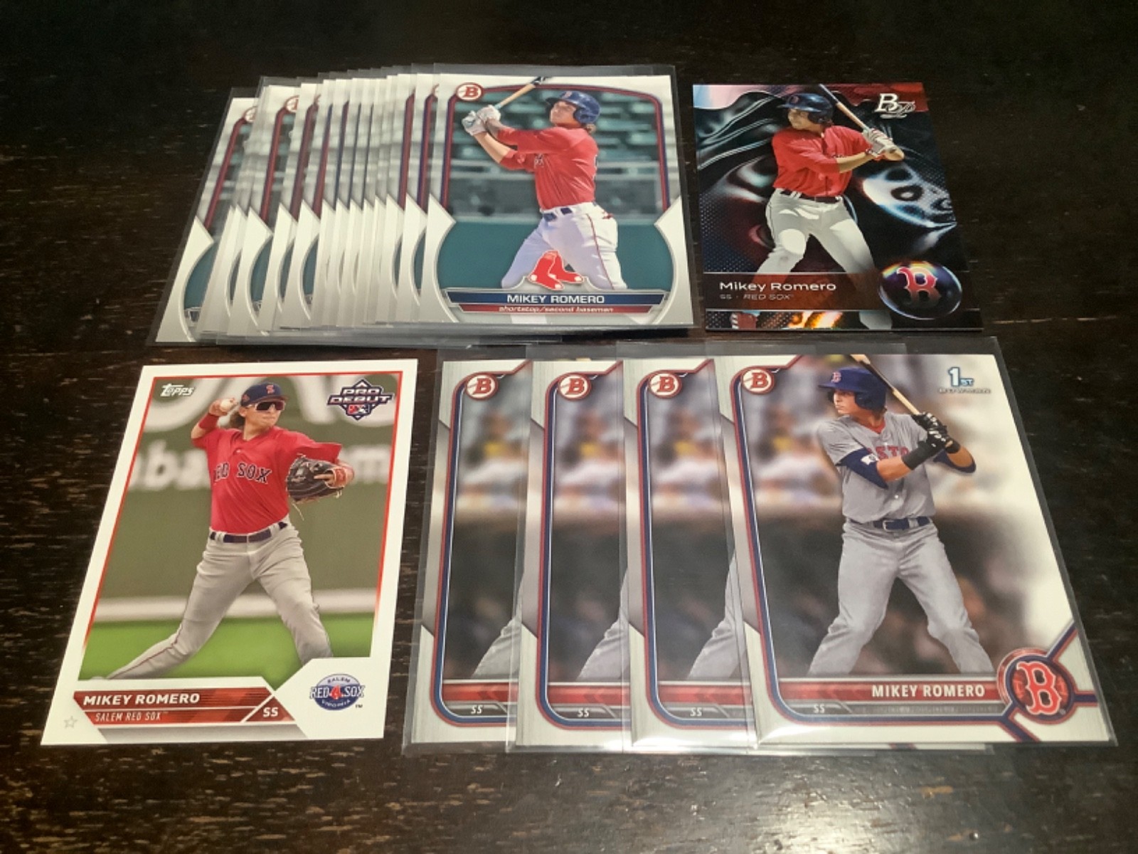 Mikey Romero rc 20 card mixed lot 🔥🔥🔥+ rookies + 1st rookies