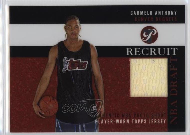 2003-04 Topps Pristine Recruit Relics Carmelo Anthony #PR-CA Rookie RC HOF ld5