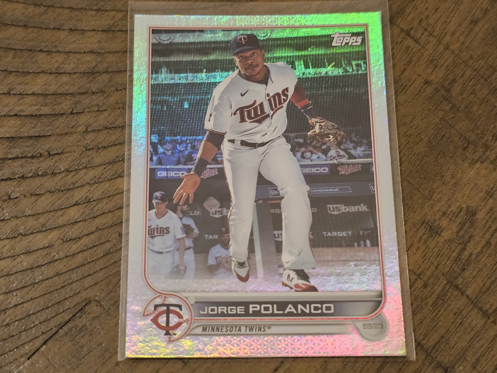 2022 Topps #417 Jorge Polanco Rainbow Foil Minnesota Twins Nmmt