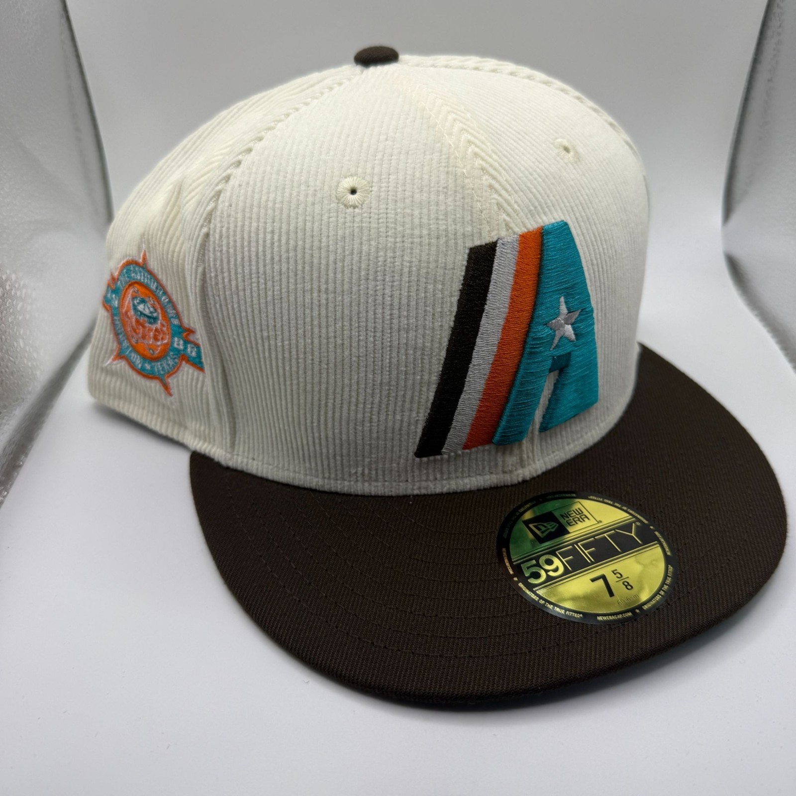 New Era 59Fifty Houston Astros Corduroy Cap With 1986 All Star Game Patch 7 5/8
