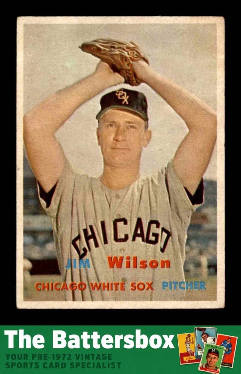 1957 Topps #330 Jim Wilson VG/VGEX X3757669