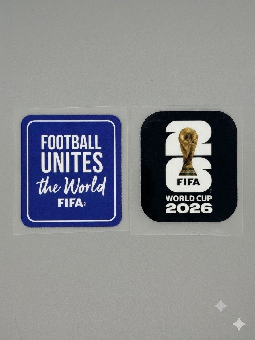 2026 FIFA World Cup Patch Soccer Jersey Iron On Black & Round Of 32