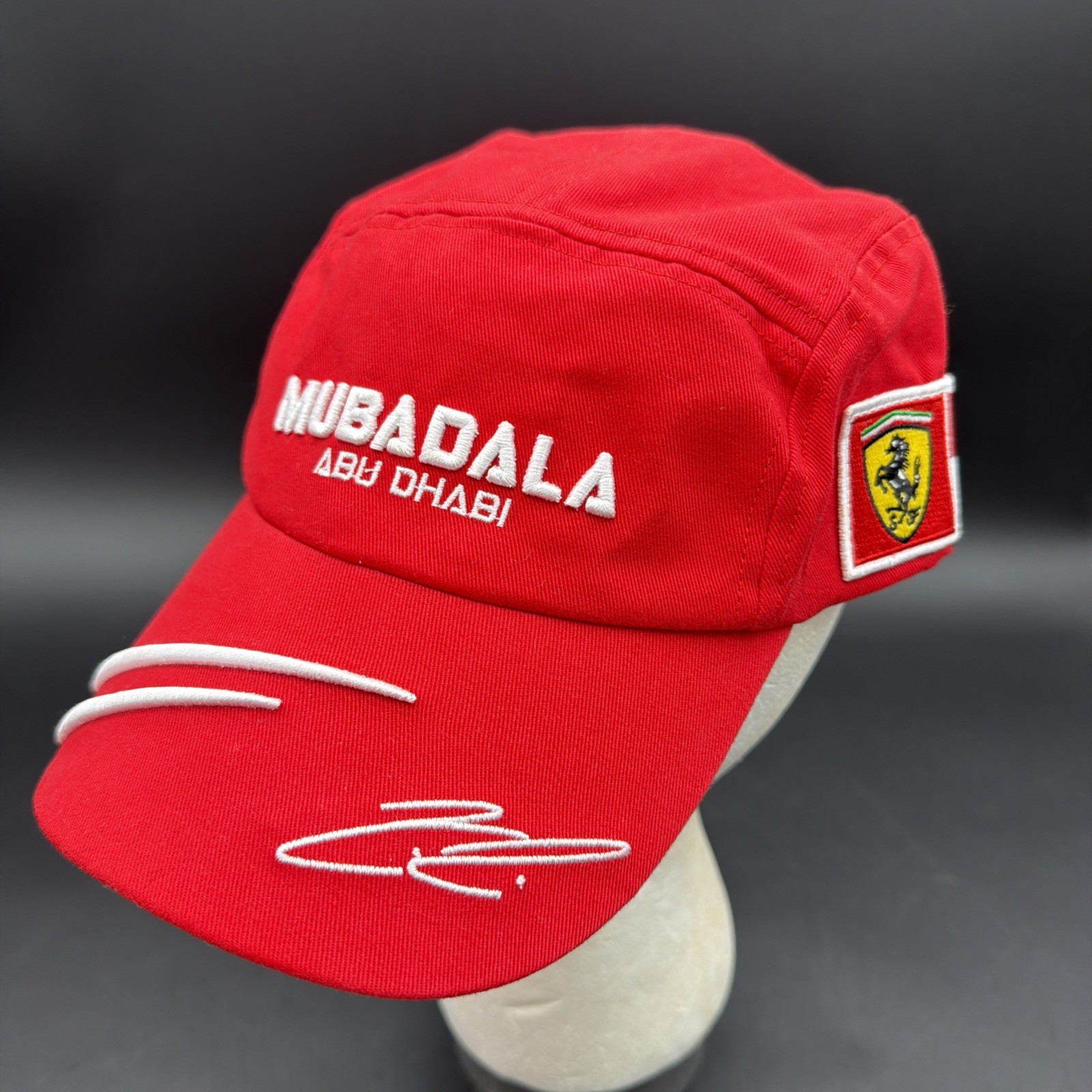 Ferrari F1 x Puma Kimi Räikkönen Driver Edition Mubadala Abu Dhabi Cap NEW