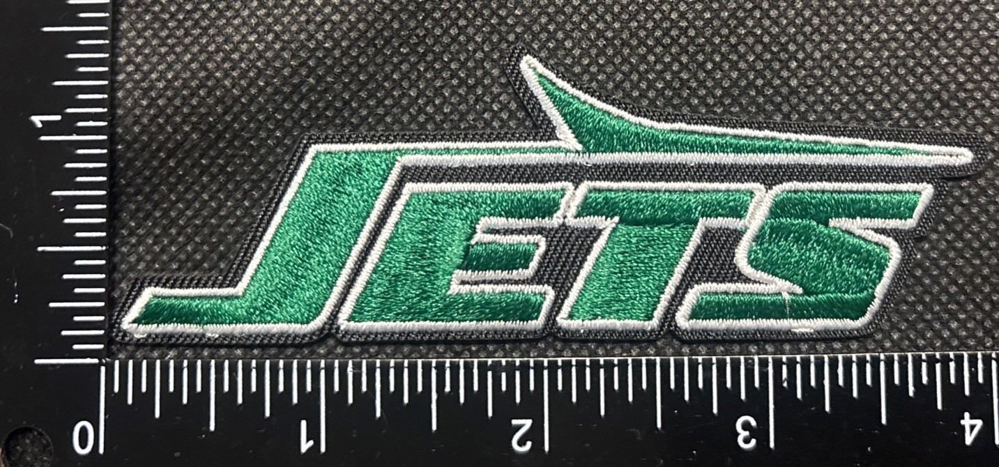 NEW YORK JETS NFL FOOTBALL IRON ON EMBROIDERED PATCH SEE PHOTOS