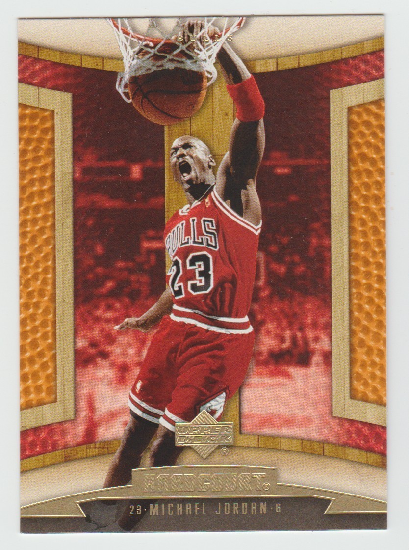 MICHAEL JORDAN 2006-07 Upper Deck Hardcourt #13 🔥 ICONIC DUNKING CARD🔥 GOAT