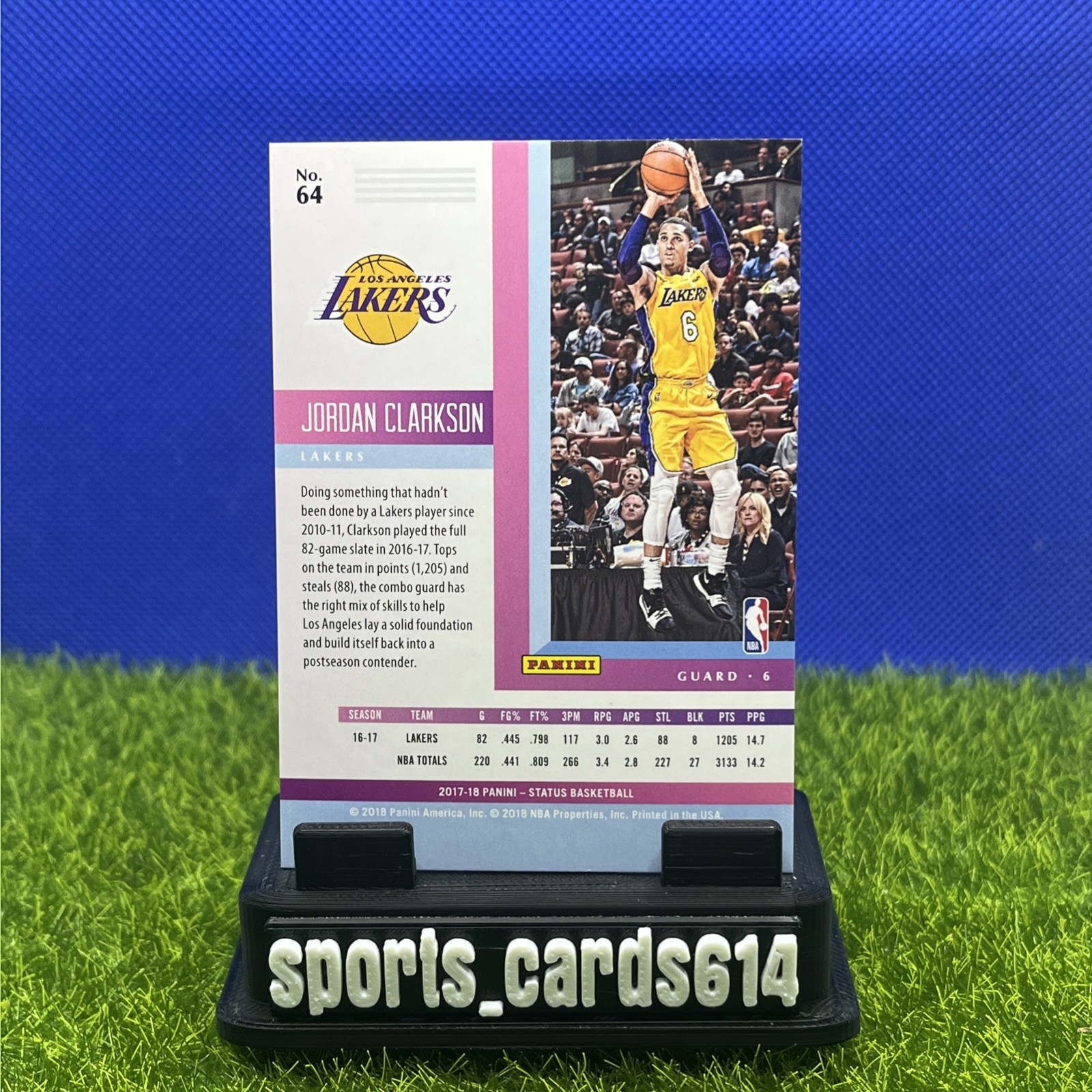 2017-18 Panini Status – Jordan Clarkson #64 Red /299