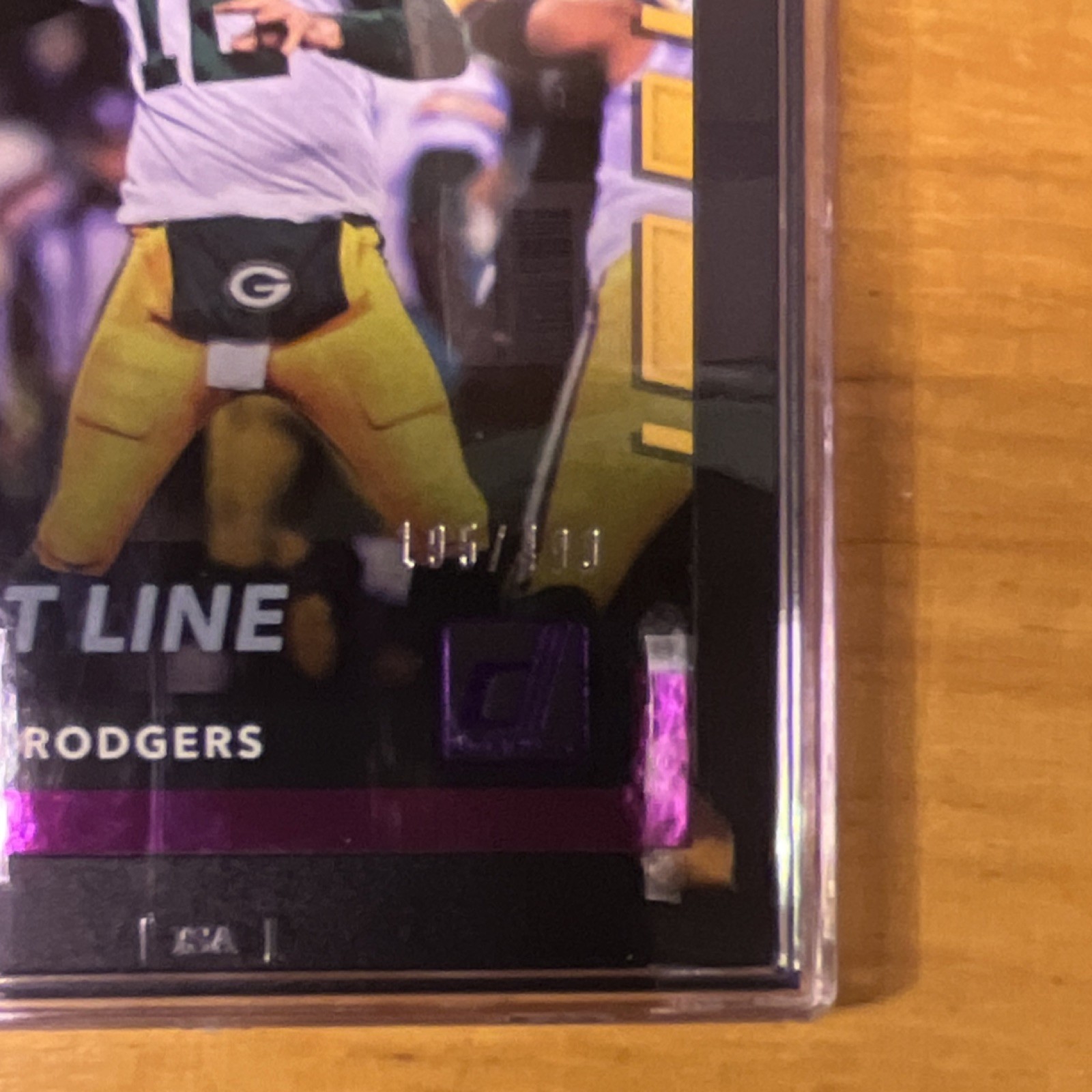 2017 Panini Donruss Aaron Rodgers #251 season stat line /400 Football Packers