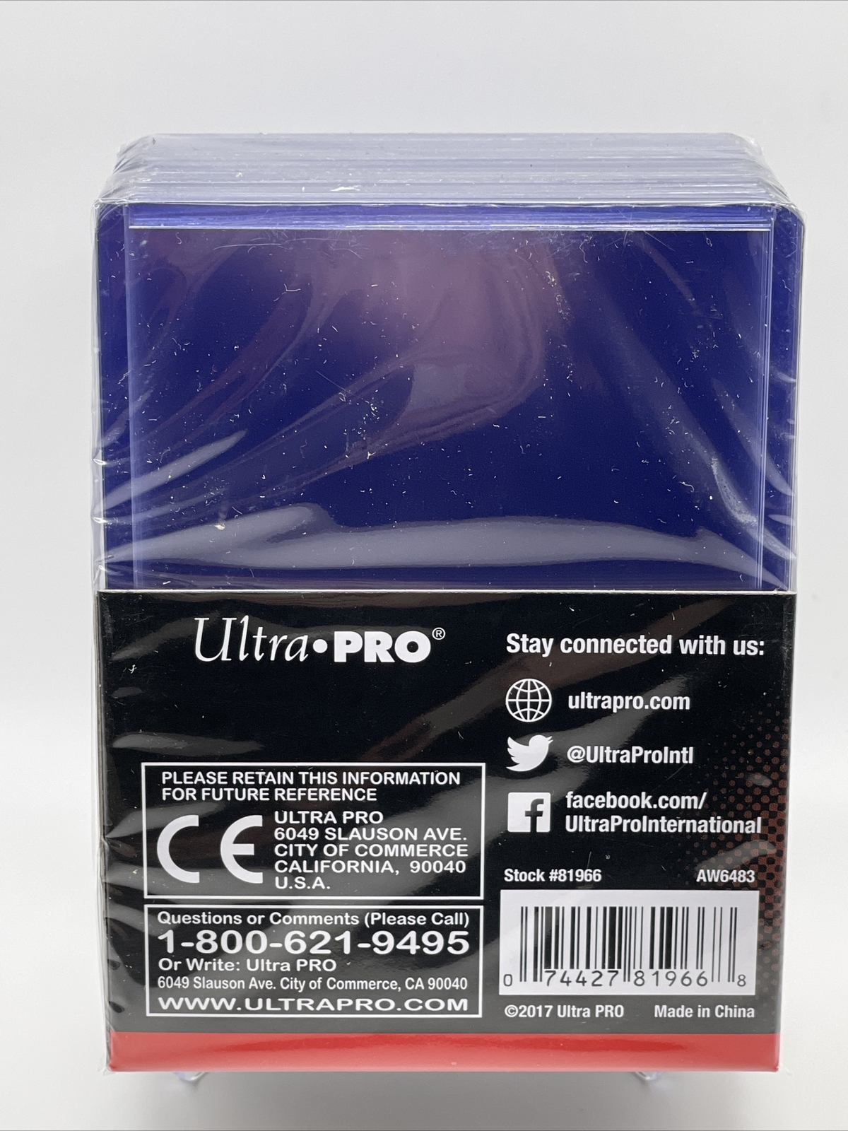 Ultra Pro Toploaders 35pt 1 Pack of 25 for VINTAGE SIZED Cards