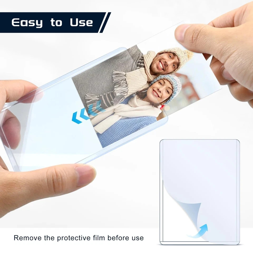 Trading Card Sleeves Hard Plastic Clear Case Holder Baseball Card Toploader