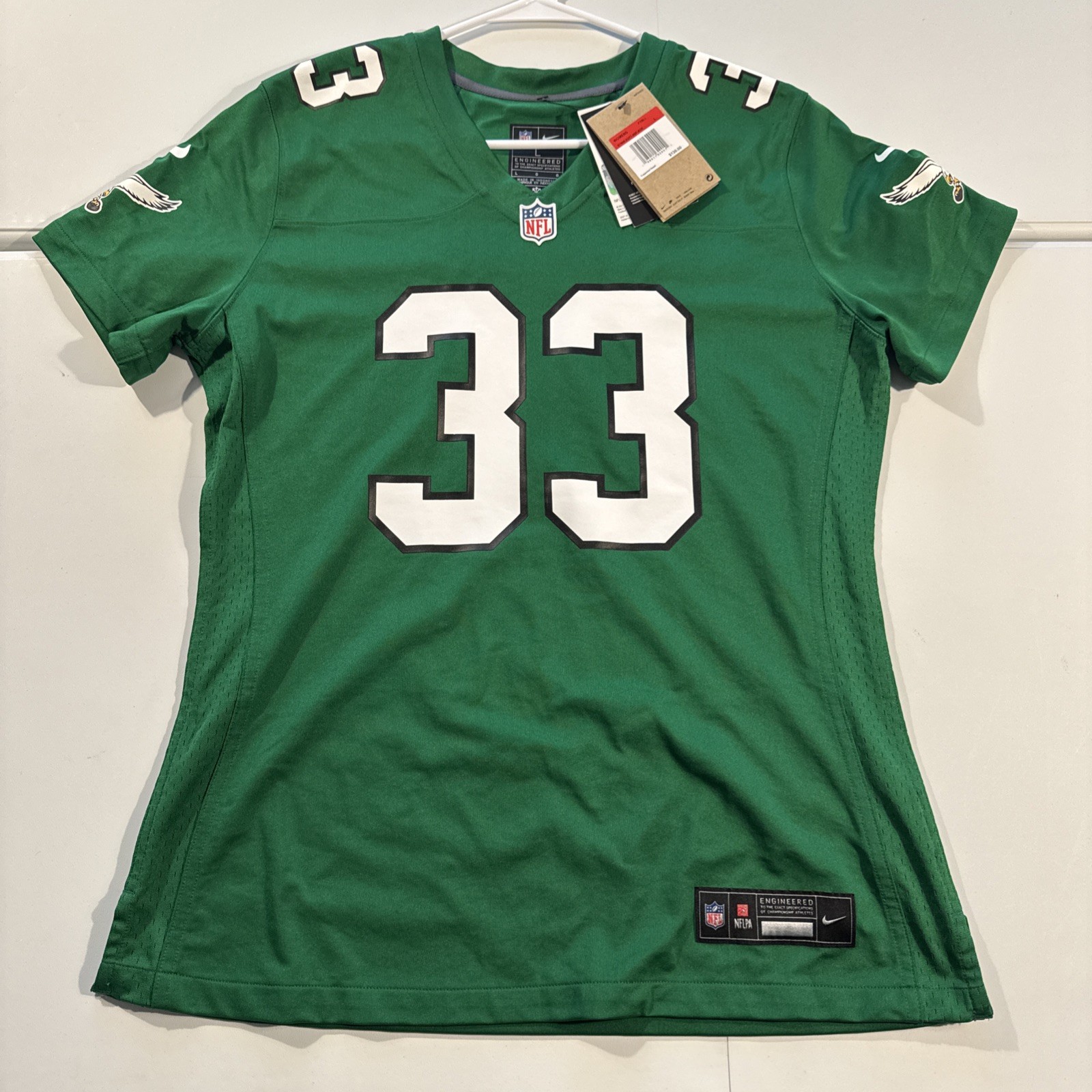 NWT Women’s Large Nike NFL Philadelphia Eagles Cooper DeJean Kelly Green Jersey