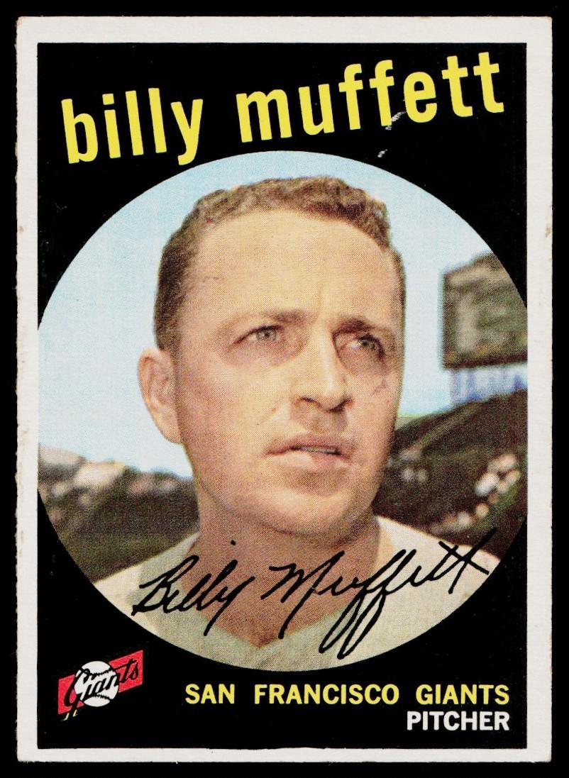 1959 Topps Billy Muffett San Francisco Giants #241