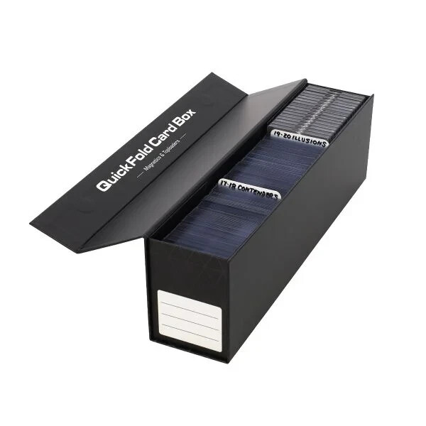 Card Storage Boxes QUICK FOLD 3 Pack Magnetics & Top loaders
