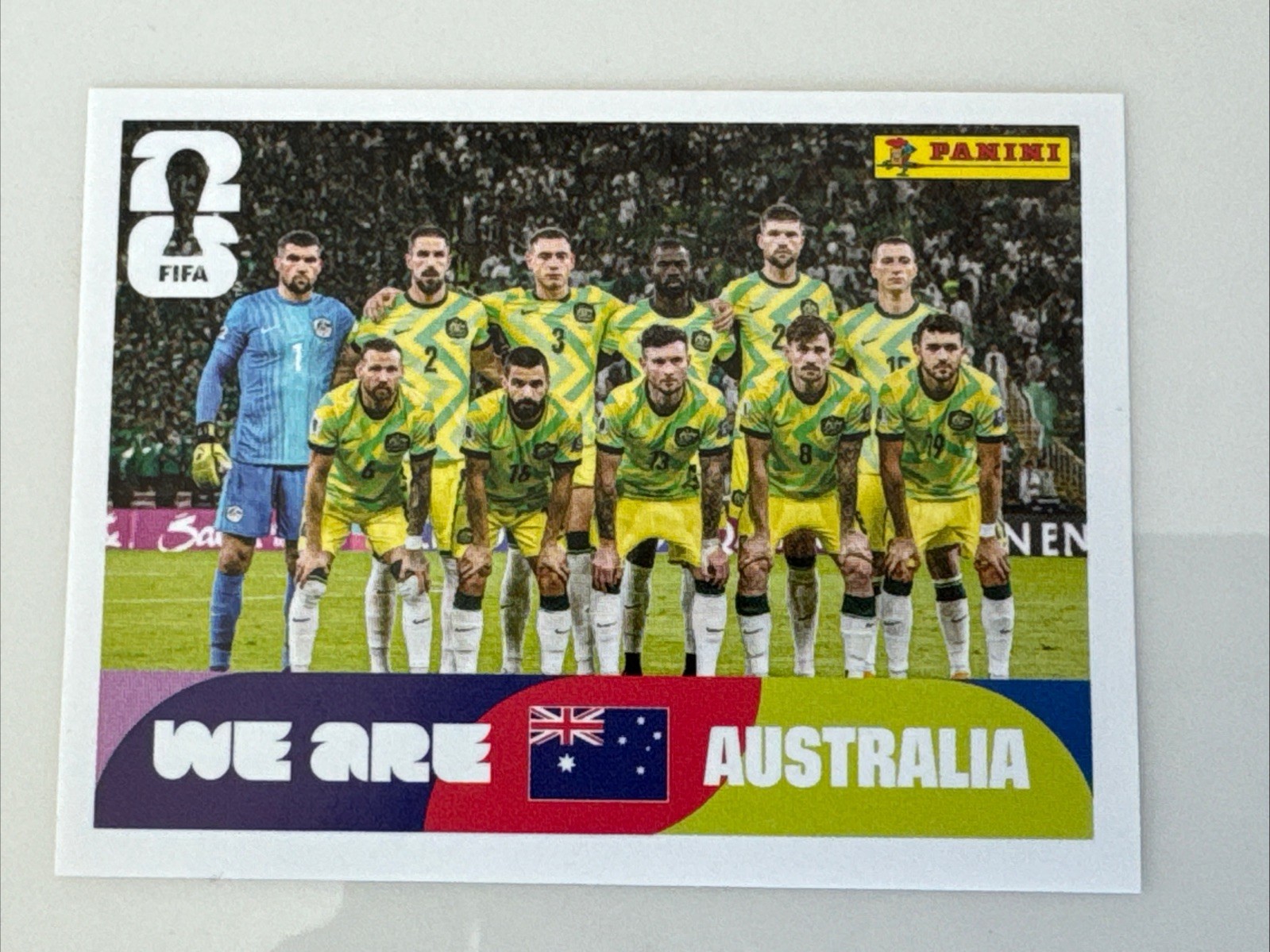 WE ARE AUSTRALIA • AUS 13 • 2026 Panini FIFA World Cup Sticker Team