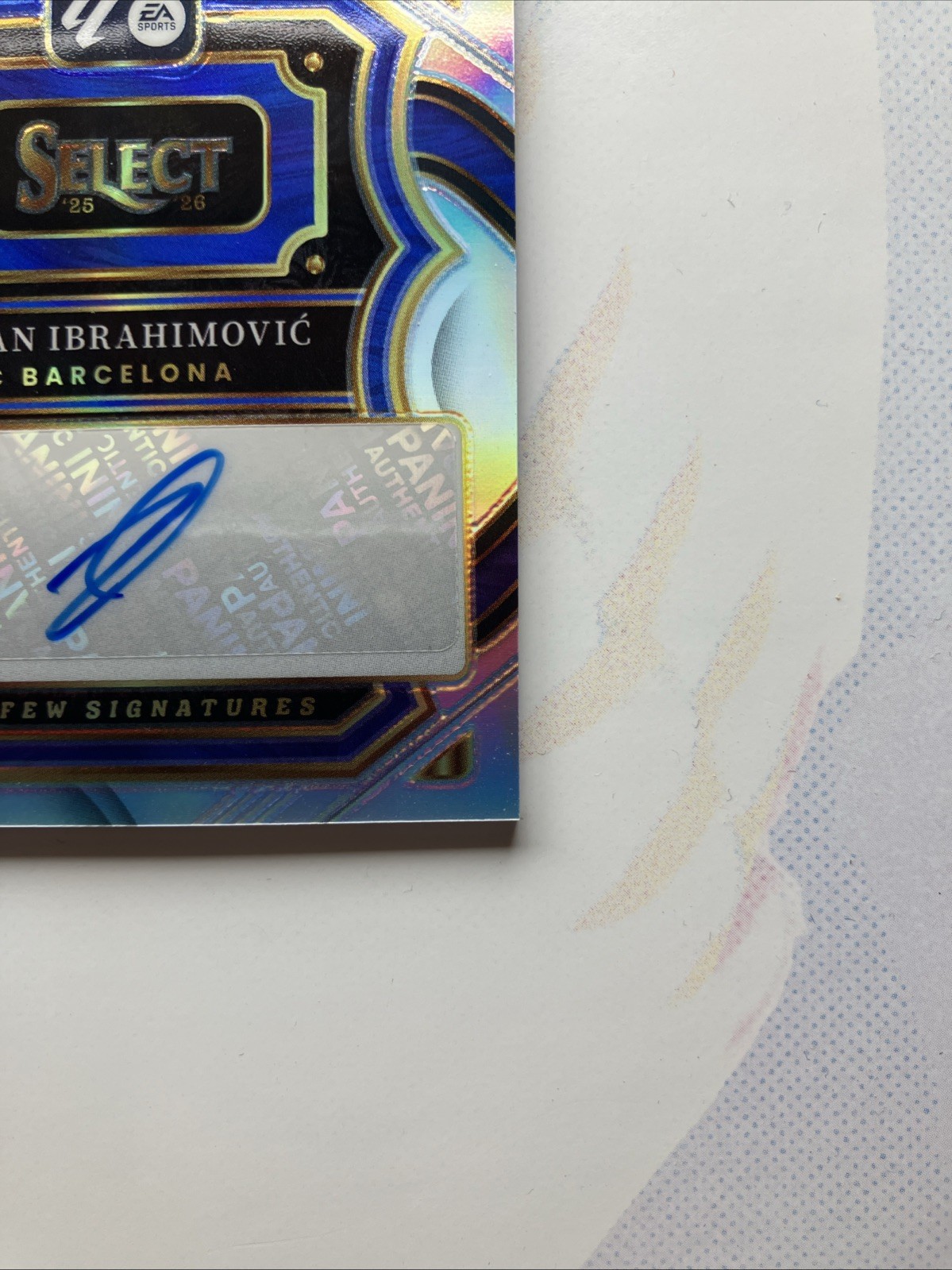 25-2026 Panini Select La Liga Zlatan Ibrahimovic FC Barcelona Prizm AUTO #SF-ZI