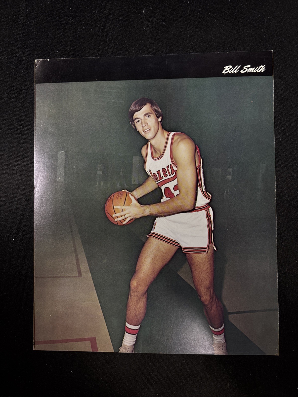 BILL SMITH – 1971-72 Portland Trail Blazers – NBA – TEXACO Photo Card 8x10in.