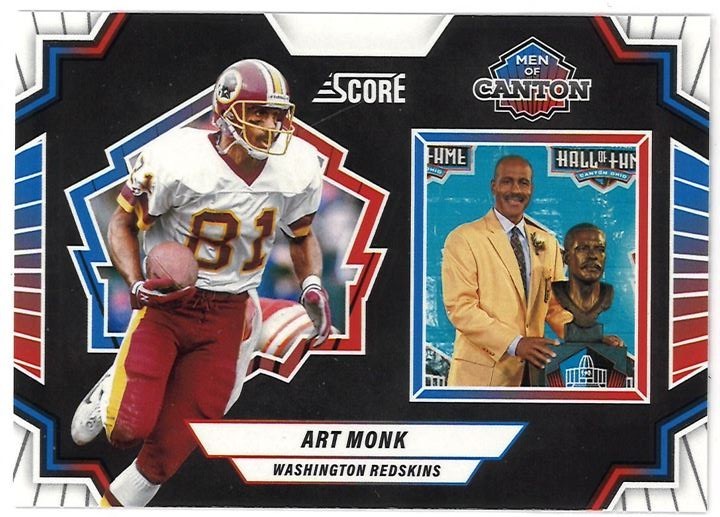 2025 Score, Men of Canton insert – #19 Art Monk