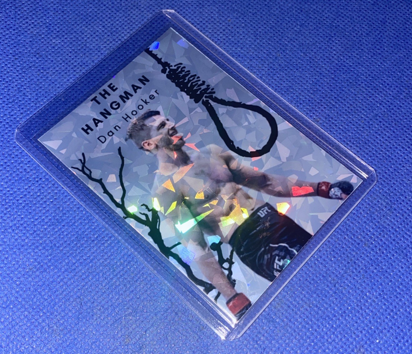 Dan Hooker The Hangman UFC * Custom Handmade * RC Holofoil Cracked Ice Card