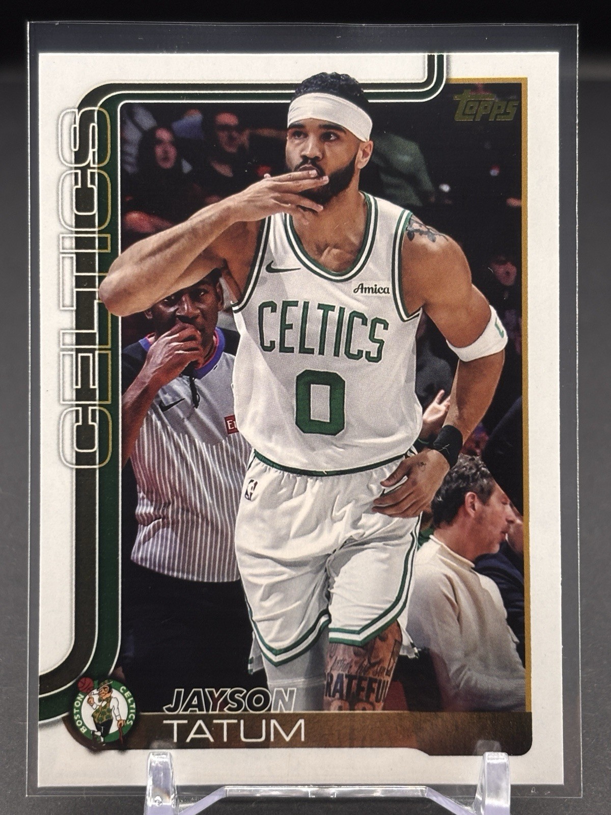 2025-26 Topps Jayson Tatum Golden Mirror Image Variation SSP #1 Boston Celtics