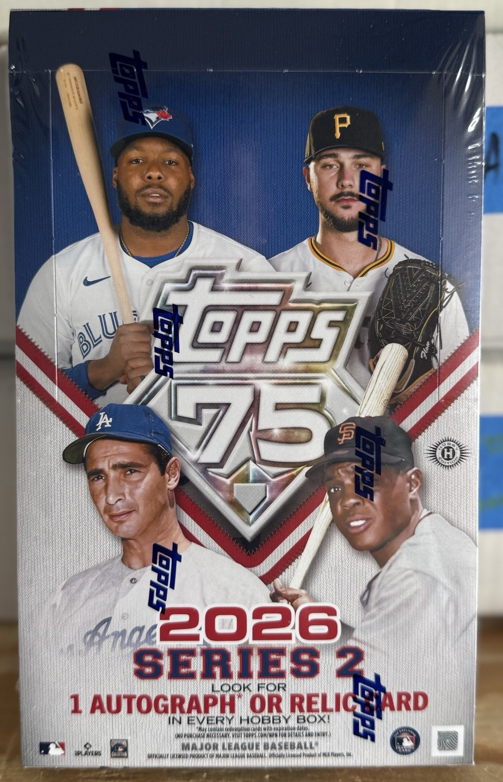 2026 TOPPS SERIES 2 BASEBALL HOBBY BOX -FACTORY SEALED – 1 Auto or Relic!