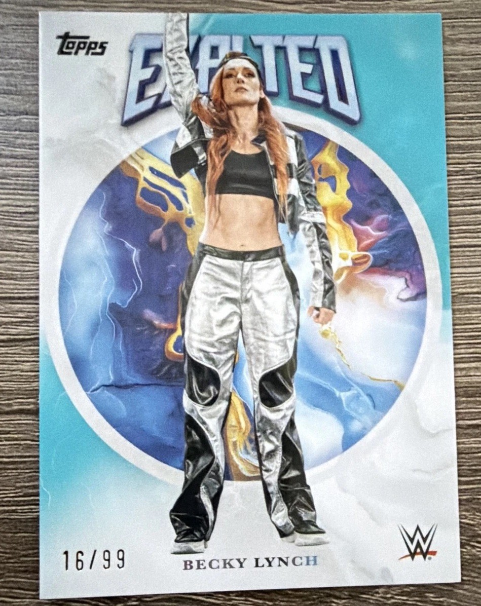 2025 Topps Exalted WWE – Becky Lynch #26 Aqua /99