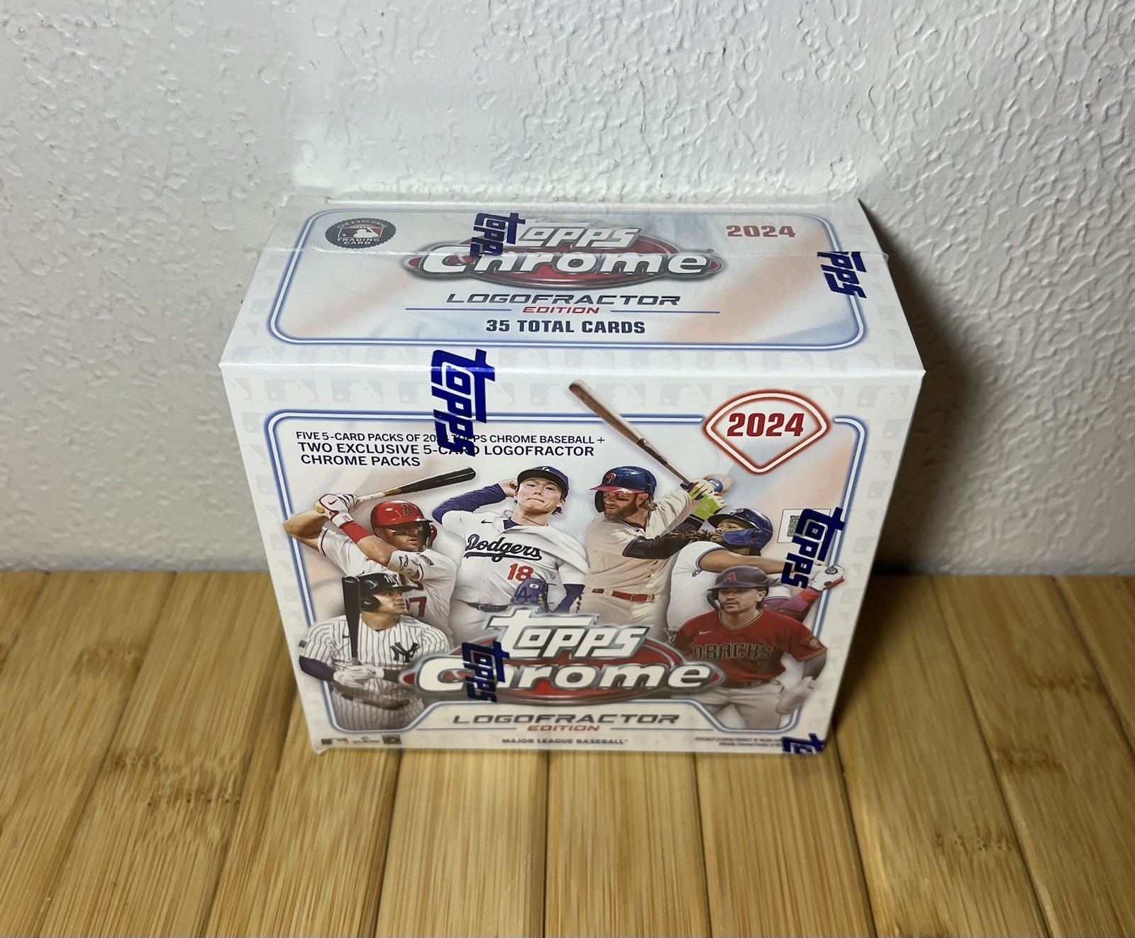 2024 Topps Chrome Baseball Logofractor Limited Edition Factory Sealed Box