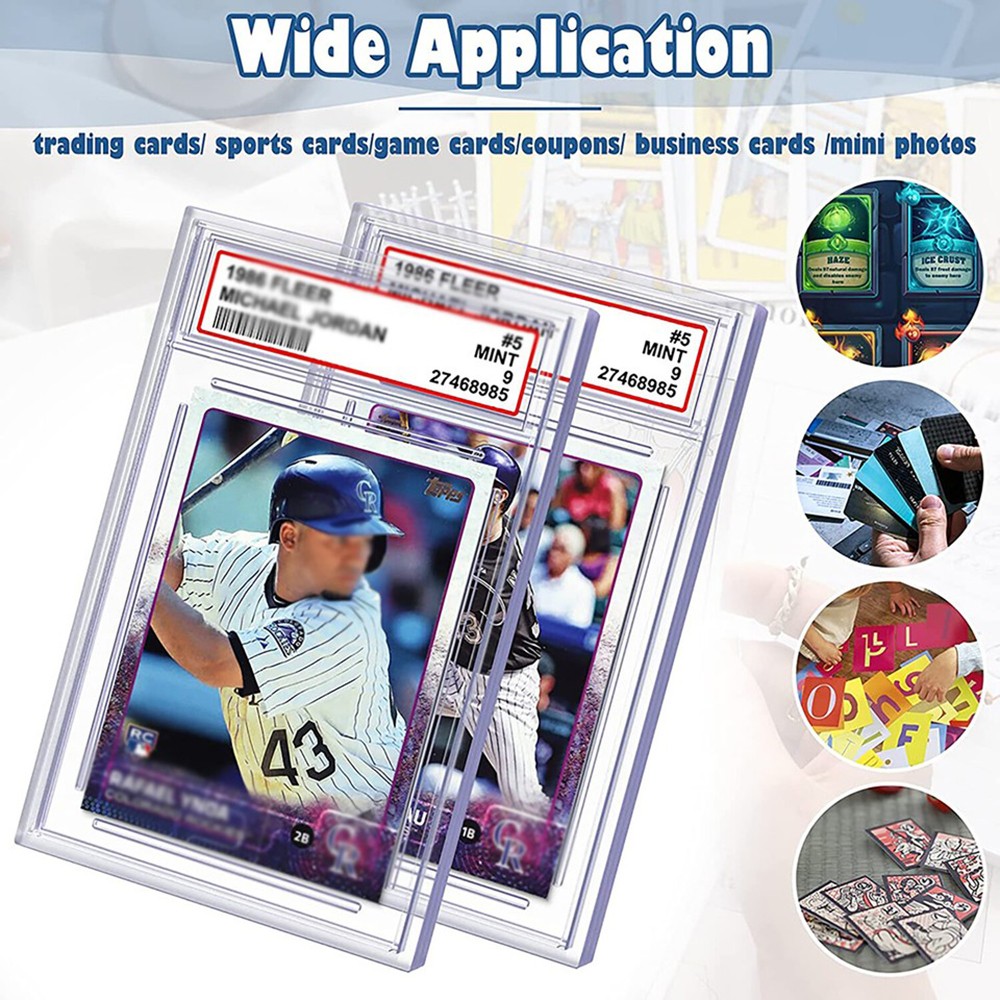 Empty Graded Card Holder PSA Style Slab for Trading Sports Cards Protector Case
