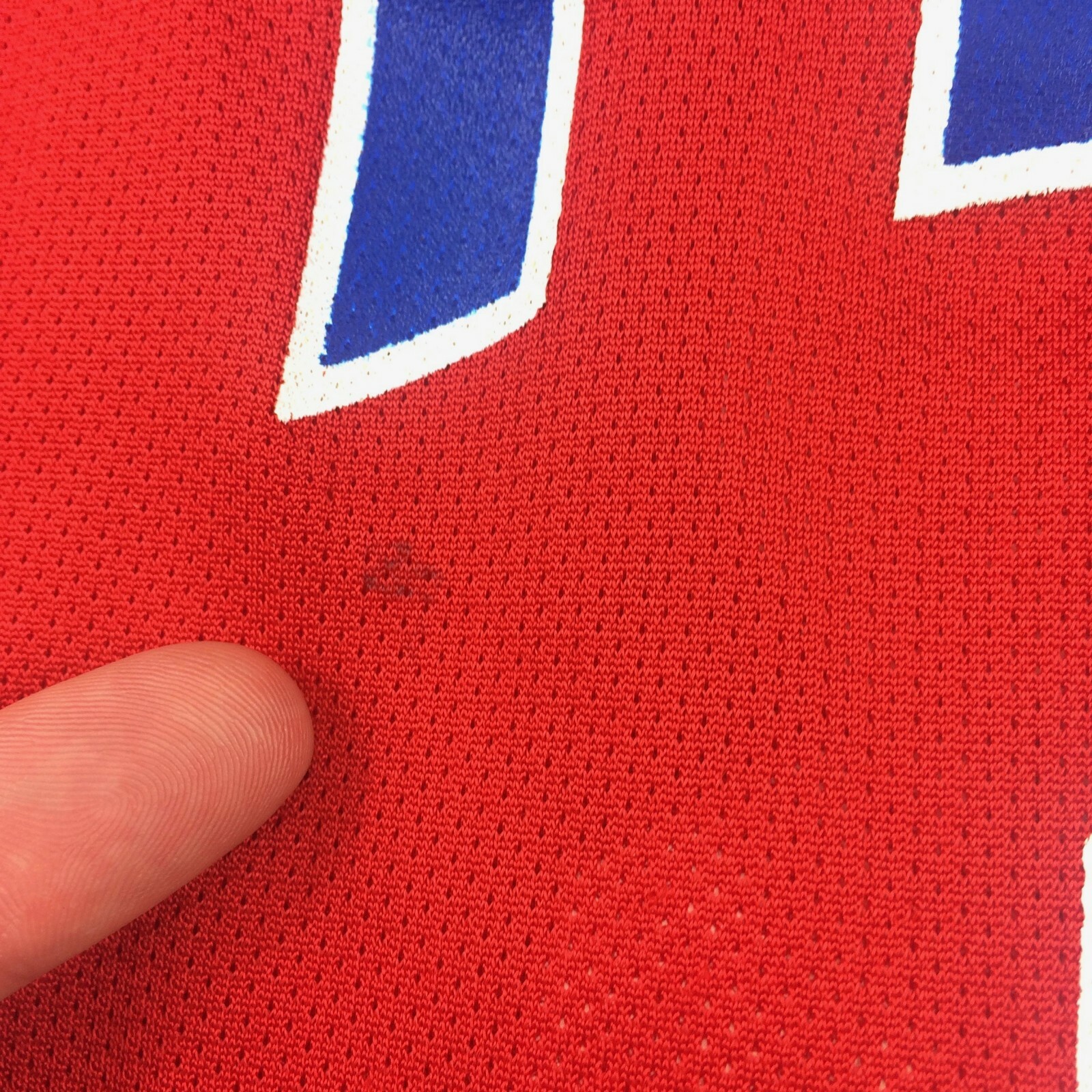 Vintage 90s Champion Grant Hill Detroit Pistons Jersey Mens 40 NBA Basketball