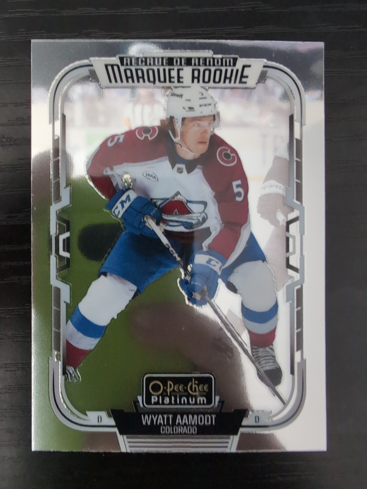 2025-26 O-Pee-Chee Platinum Wyatt Aamodt Marquee Rookie Base