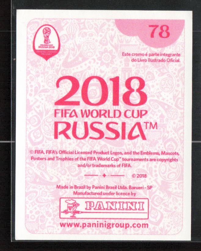 Mohamed Salah 2018 Panini FIFA World Cup: Russia 2018 Stickers #78 Egypt