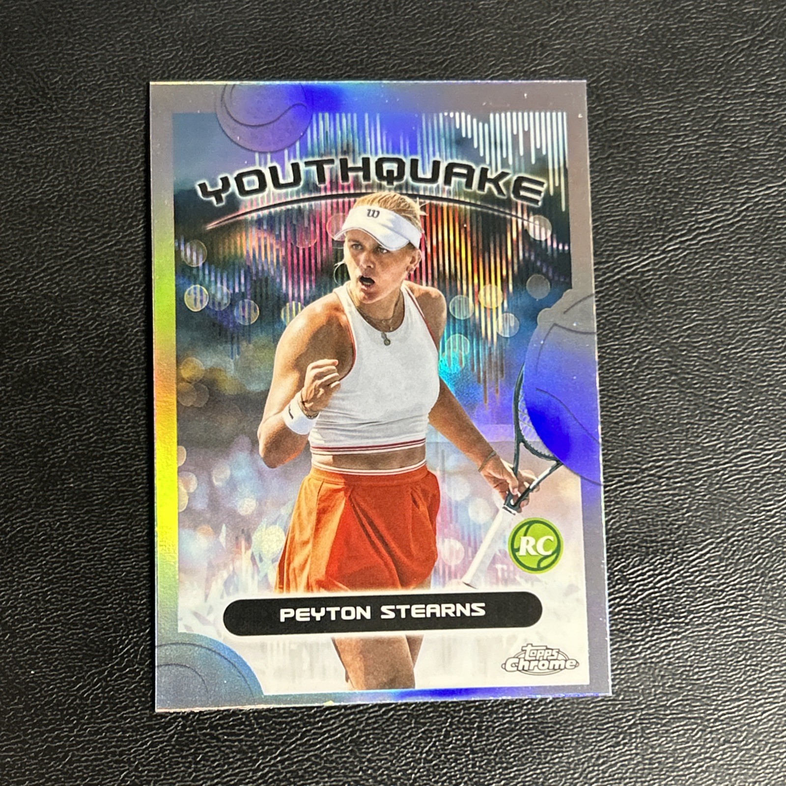 2025 Topps Chrome Tennis #YQE-12 Peyton Stearns Youthquake RC Rookie Refractor